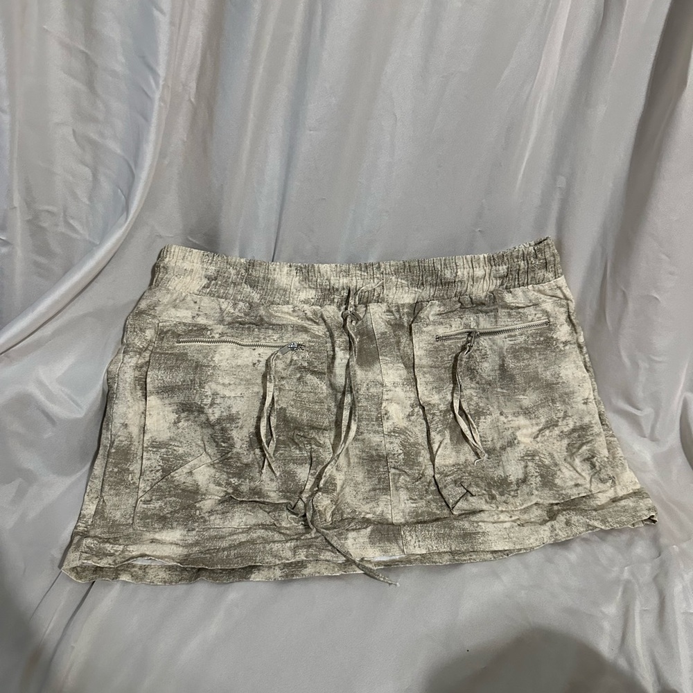 Zara Beige Textured Skirt